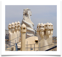 Gaudi Chimneys 2 - Helen Kulczycki